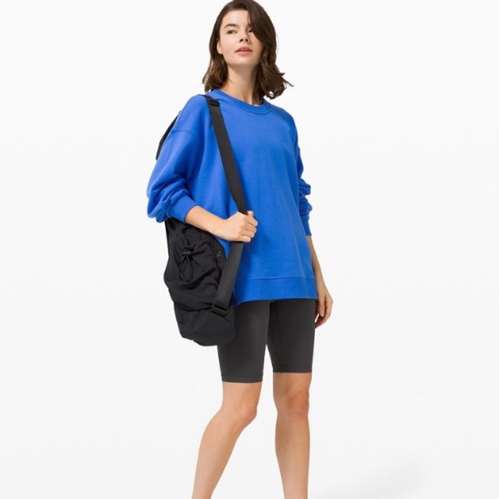 Lululemon Perfectly Oversized Crew Wild Bluebell 6